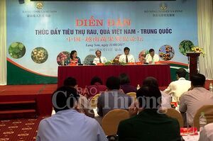 Diễn đàn thúc đẩy tiêu thụ rau, quả Việt Nam – Trung Quốc