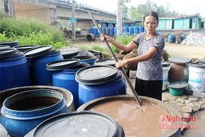 Thơm ngon đặc sản nước mắm ở giáo xứ Song Ngọc