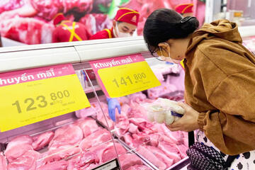 Giá heo 'leo thang' cuối năm: Doanh nghiệp chủ động nguồn cung