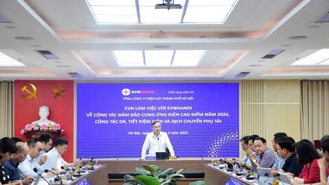 Đảm bảo vận hành an toàn, liên tục, hiệu quả hệ thống điện miền Bắc mùa hè 2025