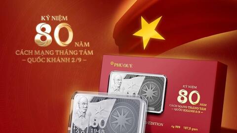 Phú Quý bán hết trong 8 giờ 9.999 thỏi bạc kỷ niệm 80 năm Quốc khánh 2/9