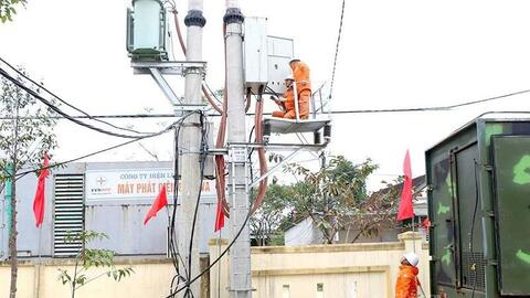 Hà Tĩnh: Đảm bảo cung cấp điện Tết tại các khu vực xung yếu