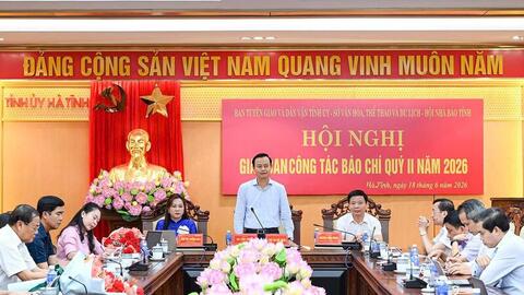 Hà Tĩnh: Báo chí đồng hành thực hiện nhiệm vụ trọng tâm