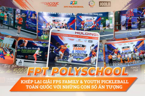 Giải FPS Family & Youth Pickleball khép lại bằng những con số ấn tượng