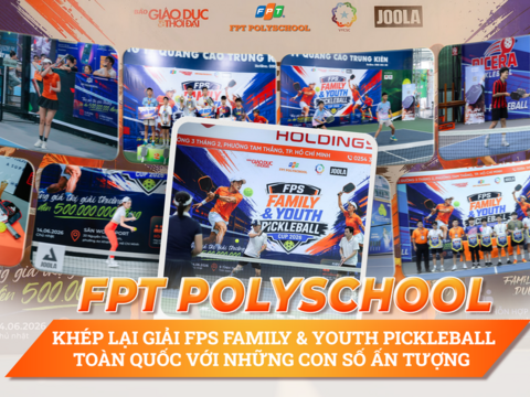 Giải FPS Family & Youth Pickleball khép lại bằng những con số ấn tượng