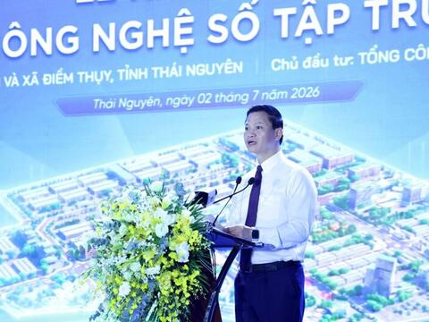 Phó Thủ tướng Hồ Quốc Dũng dự khởi công khu công nghệ số tập trung tại Thái Nguyên