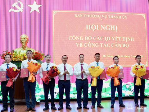 Đà Nẵng công bố quyết định điều động, bổ nhiệm nhiều cán bộ chủ chốt