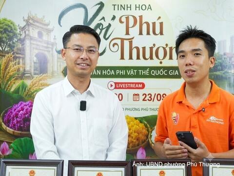 Sản phẩm OCOP Hà Nội tìm thị trường qua livestream