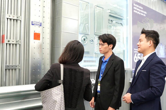 Tôn Nam Kim khẳng định vị thế ngành thép Việt tại Hội chợ Mùa Thu