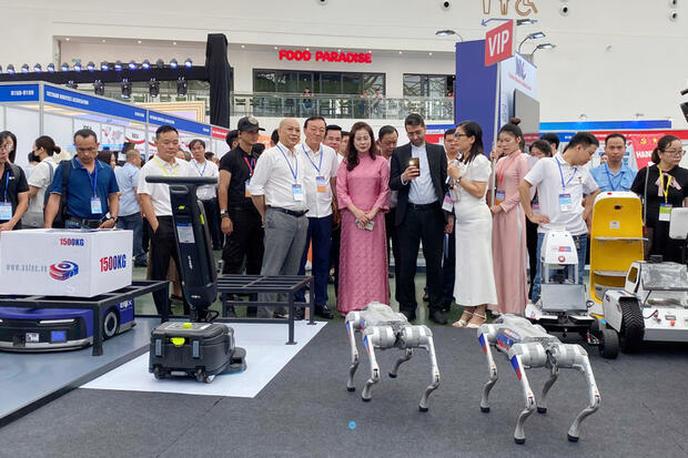 Khai mạc Hội chợ triển lãm Công nghiệp hỗ trợ Hà Nội năm 2025