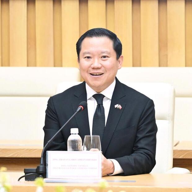 Bộ trưởng Nguyễn Hồng Diên làm việc với Tập đoàn ThaiBev