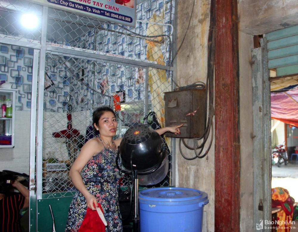 Báo động nguy cơ cháy, nổ ở các chợ ở TP Vinh mùa nắng nóng