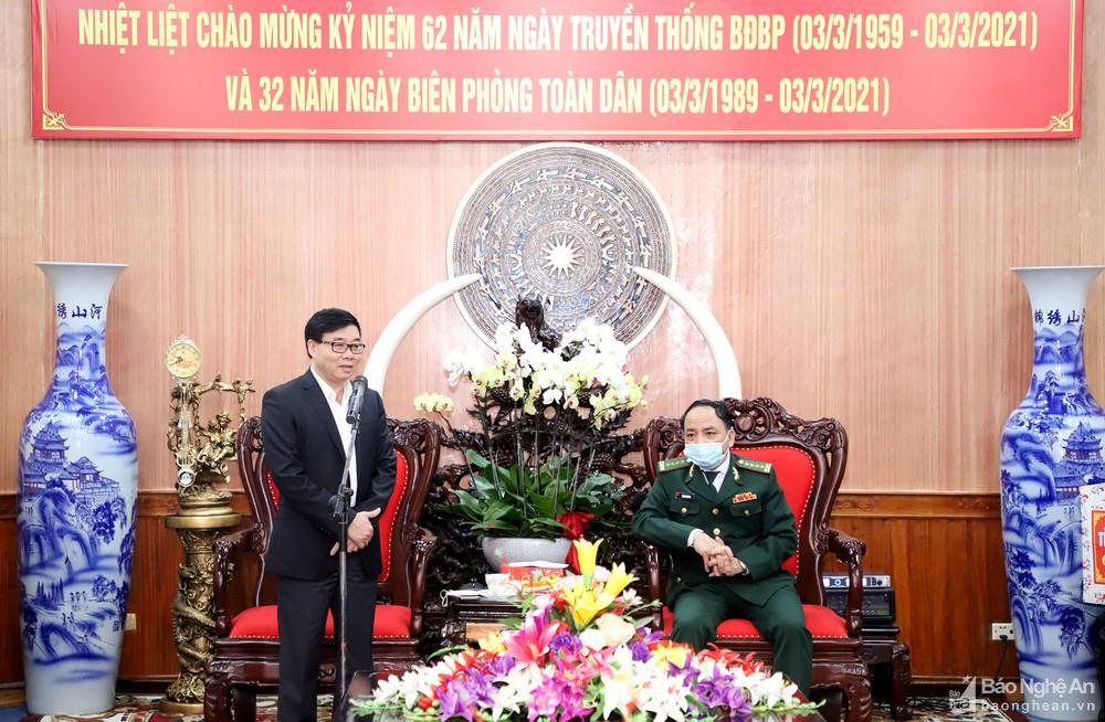 Lãnh đạo tỉnh chúc mừng Bộ đội Biên phòng nhân ngày truyền thống