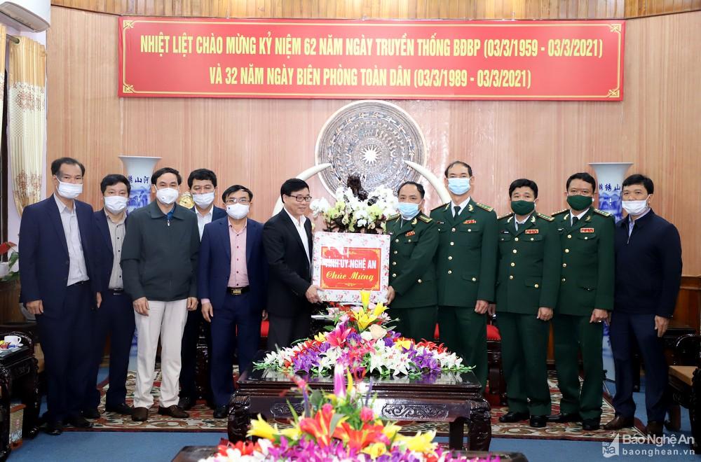 Lãnh đạo tỉnh chúc mừng Bộ đội Biên phòng nhân ngày truyền thống