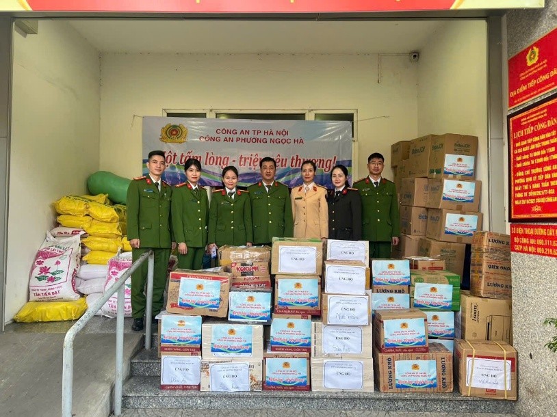 Cán bộ, chiến sỹ Công an phường Ngọc Hà phát động ủng hộ hiện vật và 1 ngày lương Cán bộ, chiến sỹ Công an phường Ngọc Hà phát động ủng hộ hiện vật và 1 ngày lương