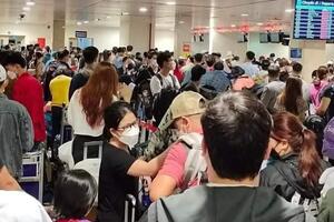 Tối 25/1 có tới 14 chuyến bay đến Vinh phải hủy