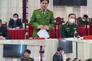 Phó Bí thư Thường trực Tỉnh ủy Nguyễn Văn Thông chủ trì giao ban Khối Nội chính