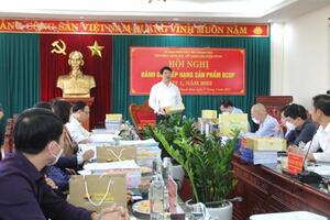 Thanh Hóa đánh giá, xếp hạng các sản phẩm OCOP  đợt 1 năm 2022