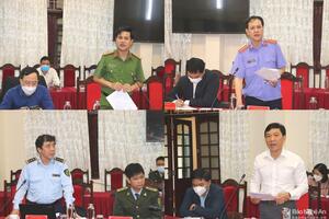 Đẩy mạnh đấu tranh, trấn áp các loại tội phạm và vi phạm pháp luật