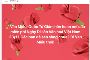 Hà Nội: Mở cửa miễn phí đón khách tại các điểm di sản trong ngày 23/11