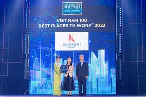 Kim Oanh Group được vinh danh top 100 nơi làm việc tốt nhất