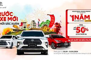 Đón quà năm mới 2024 cùng Toyota Việt Nam với ưu đãi cực khủng