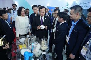 Nhiều doanh nghiệp Việt tham gia trưng bày sản phẩm tại Hội nghị thượng đỉnh toàn cầu Vibrant Gujarat