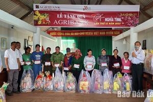 Agribank Đắk Lắk khởi động Chương trình an sinh xã hội “Agribank Đắk Lắk - Tết nghĩa tình"