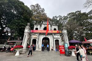 Bảo đảm an ninh trật tự đền Quán Thánh