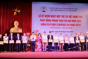 Hà Nội phấn đấu có hợp tác xã lọt tốp 300 thế giới