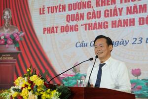 Cầu Giấy tuyên dương khen thưởng học sinh giỏi tiêu biểu năm 2023 - 2024