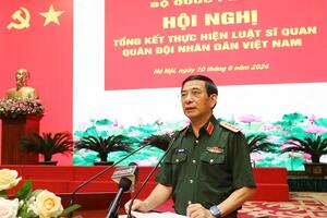 Đẩy nhanh quá trình lập đề nghị và trình Quốc hội thông qua Luật Sĩ quan sửa đổi