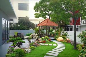Hướng dẫn tự làm sân vườn đẹp kèm ảnh thực tế