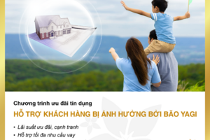 BAC A BANK đồng hành cùng khách hàng chịu ảnh hưởng bởi bão Yagi