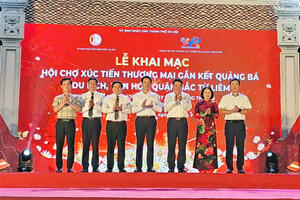 Khai mạc Hội chợ xúc tiến thương mại, du lịch, văn hóa quận Bắc Từ Liêm