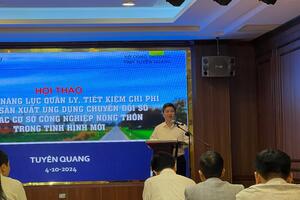 Hỗ trợ cơ sở công nghiệp nông thôn tại Tuyên Quang chuyển đổi số