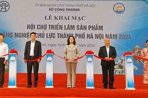 Khai mạc Hội chợ sản phẩm công nghiệp chủ lực TP Hà Nội năm 2024