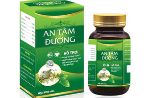 Quảng cáo An tâm đường gây hiểu nhầm như thuốc chữa bệnh