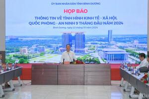 Bình Dương: Xuất khẩu 9 tháng đầu năm cán mốc gần 27 tỷ USD, thặng dư thương mại 8,4 tỷ USD