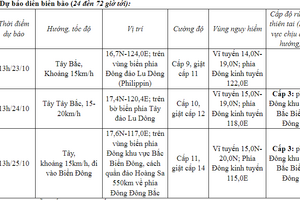 Tin bão gần biển Đông mới nhất