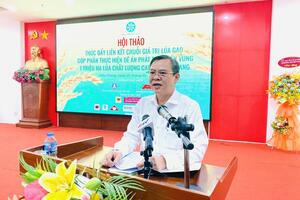 Thúc đẩy liên kết chuỗi giá trị lúa gạo, phát triển bền vững