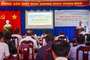 Cà Mau: Tìm giải pháp phát triển kinh tế biển