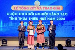 Thừa Thiên Huế: Trao giải Cuộc thi khởi nghiệp đổi mới sáng tạo năm 2024