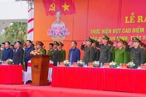 Công an TP Hải Phòng, Hải Dương ra quân trấn áp tội phạm Tết 2025