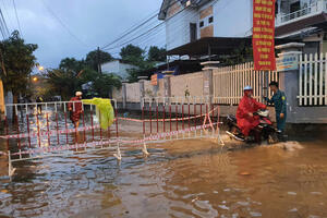 Nha Trang nhiều khu vực ngập nặng trong đêm