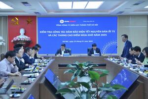 Ảnh: Thứ trưởng Trương Thanh Hoài kiểm tra điện dịp Tết