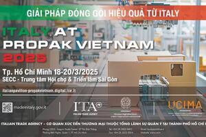 Giải pháp đóng gói từ Italy tại Triển lãm ProPak Vietnam