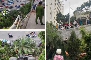 Máy xúc trượt dốc khiến tài xế tử nạn thương tâm