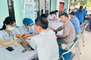 Hơn 600 người có công, thân nhân liệt sĩ được khám bệnh thiện nguyện