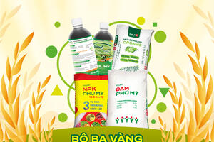 PVFCCo-Phú Mỹ ra mắt Hữu cơ Phú Mỹ Organic, hoàn thiện “bộ ba vàng” dinh dưỡng